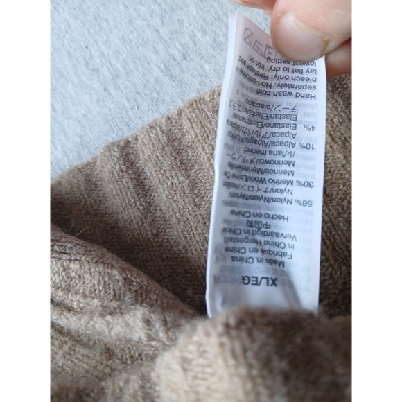 J Crew Sweater XL Merino Super Soft Yarn Mock Neck Minimalist Office Preppy - Picture 4 of 11